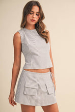 Load image into Gallery viewer, OPEN BACK WITH STRAP AND SKORT SET
