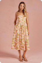 Load image into Gallery viewer, Bloom Meadow Sleeveless Pleat Midi Dress