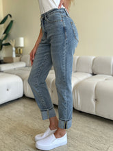 Load image into Gallery viewer, Judy Blue Full Size High Waist Cuff Hem Jeans