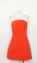 Load image into Gallery viewer, (Copy) CD05295-Strapless Tailored Fit and Flare Bow Detail Dress: Baby Blue / M