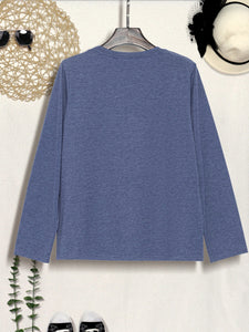 Round Neck Long Sleeve T-shirt