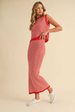 Load image into Gallery viewer, SWEATER SLEEVELESS TOP AND MAXI PENCIL SKIRT SET