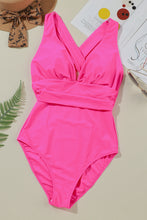 Load image into Gallery viewer, Crisscross Wide Strap One-Piece Swimwear