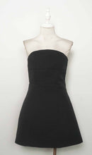Load image into Gallery viewer, (Copy) CD05295-Strapless Tailored Fit and Flare Bow Detail Dress: Baby Blue / M