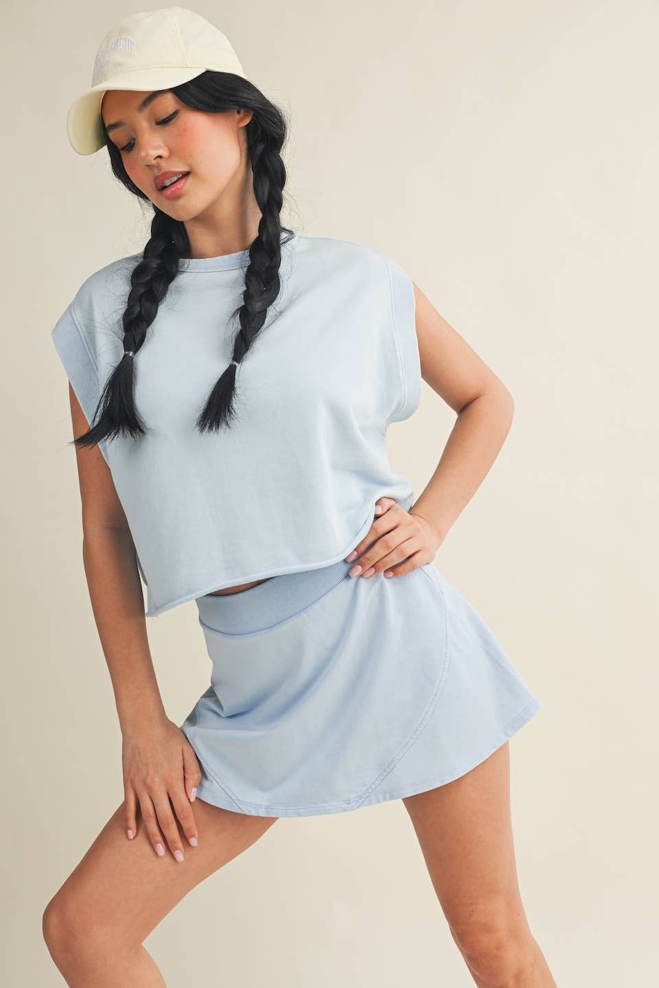Mineral Wash Open Back Top