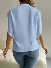 Load image into Gallery viewer, V-Neck Short Sleeve Blouse