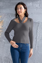 Load image into Gallery viewer, Halter Neck Long Sleeve Sweater