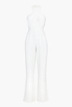 Load image into Gallery viewer, Katrina Halter Jumpsuit: White / Small