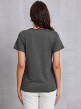 Load image into Gallery viewer, Round Neck Short Sleeve T-Shirt