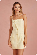 Load image into Gallery viewer, Tailored Button Front Lapel Mini Dress