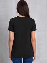 Load image into Gallery viewer, Round Neck Short Sleeve T-Shirt