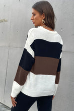 Load image into Gallery viewer, Perfee Longing For Fall Color Block Sweater