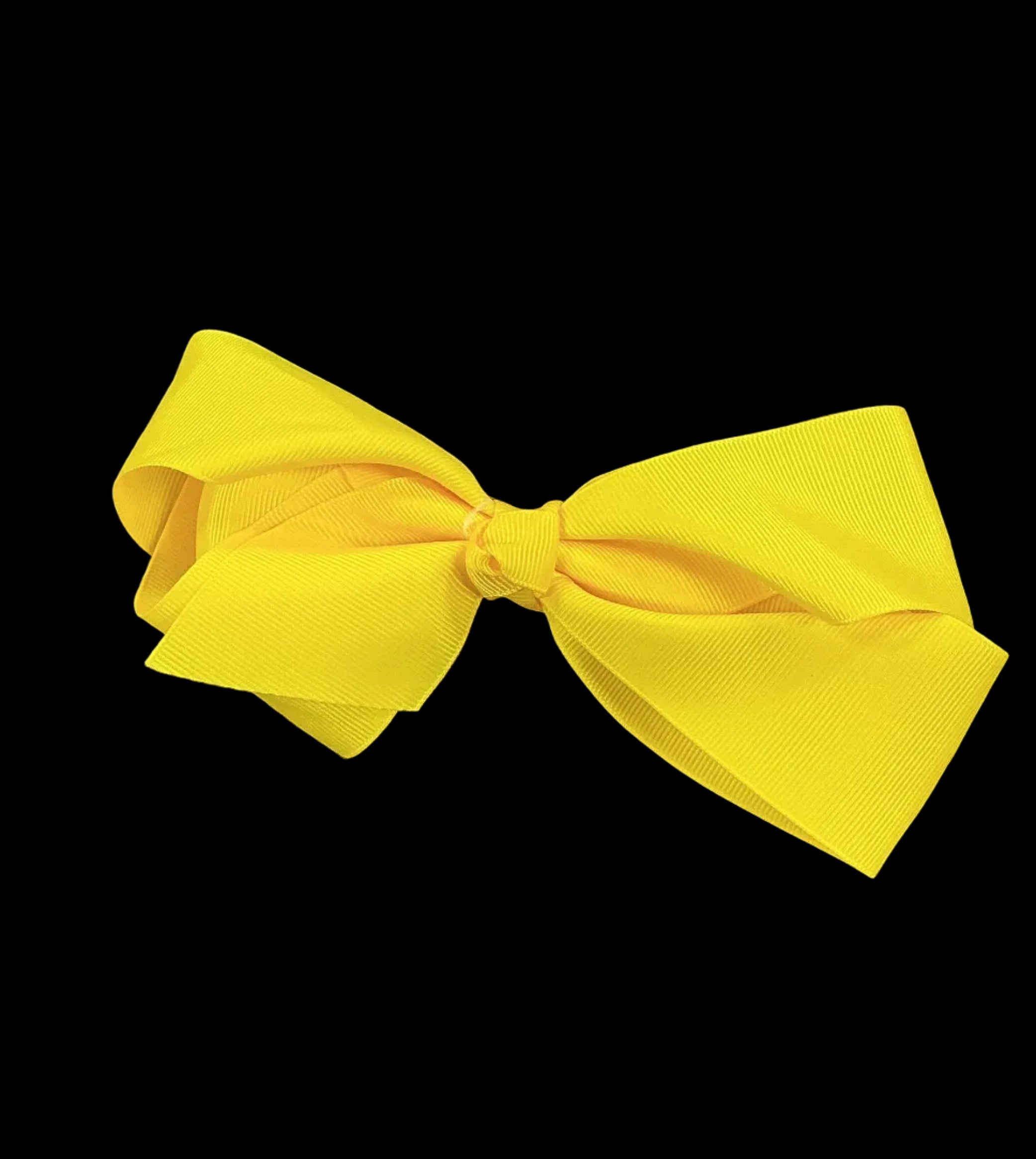 Big Solid Cheer Bow with Alligator Clip - Game Day