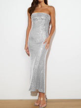 Load image into Gallery viewer, Sequin Cutout Tube Dress