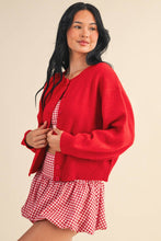 Load image into Gallery viewer, Knit Button Up Cardigan Sweater