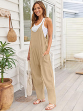 Load image into Gallery viewer, V-Neck Spaghetti Strap Jumpsuit