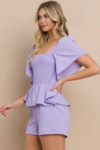 Load image into Gallery viewer, CP9916-Peplum Style Romper: White / L