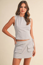 Load image into Gallery viewer, OPEN BACK WITH STRAP AND SKORT SET