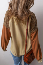 Load image into Gallery viewer, Color Block Long Sleeve Sweatshirt