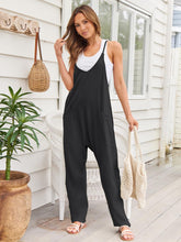 Load image into Gallery viewer, V-Neck Spaghetti Strap Jumpsuit