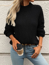 Load image into Gallery viewer, Mock Neck Long Sleeve Sweater