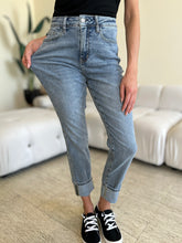 Load image into Gallery viewer, Judy Blue Full Size High Waist Cuff Hem Jeans