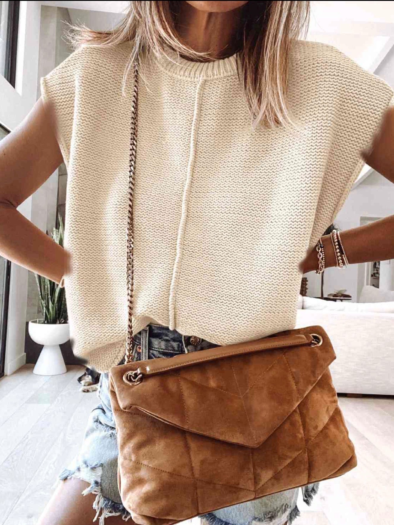 *SALE* Cap Sleeve Sweater Vest