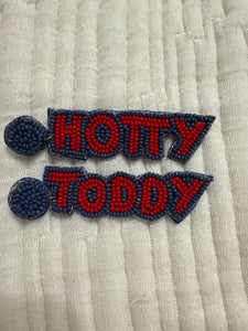 Hotty Toddy Blue/Red Earrings