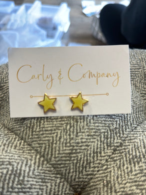 Star stud earrings