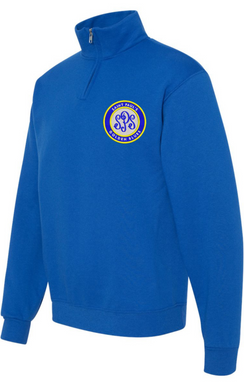 Golden Blues Quarter Zip/unisex*special order*