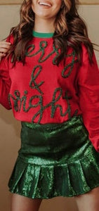 Merry & Bright Trim Sweater