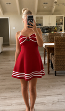 Load image into Gallery viewer, Cut-Out Bow Back Mini Dress