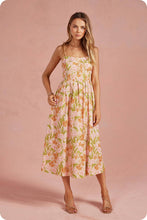 Load image into Gallery viewer, Bloom Meadow Sleeveless Pleat Midi Dress