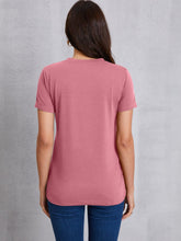 Load image into Gallery viewer, Round Neck Short Sleeve T-Shirt