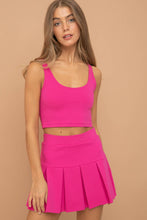 Load image into Gallery viewer, SUPER STRETCHY PONTE MINI TENNIS SKIRT(ST#FRSK1126N): WHITE / SML(222)