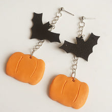 Load image into Gallery viewer, Halloween Theme Dangle Earrings