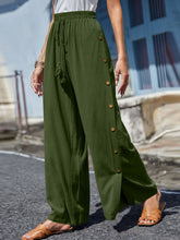 Load image into Gallery viewer, Full Size Tassel Wide Leg Pants