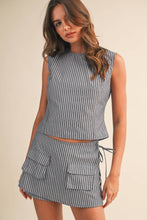 Load image into Gallery viewer, OPEN BACK WITH STRAP AND SKORT SET