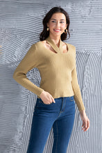 Load image into Gallery viewer, Halter Neck Long Sleeve Sweater