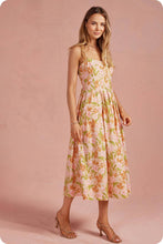 Load image into Gallery viewer, Bloom Meadow Sleeveless Pleat Midi Dress