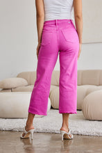 Load image into Gallery viewer, RFM Crop Chloe Full Size Tummy Control High Waist Raw Hem Jeans