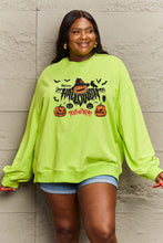 Load image into Gallery viewer, Simply Love Full Size HAPPY HALLOWEEN TRICK OR TREAT Graphic Sweatshirt