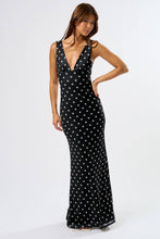 Load image into Gallery viewer, Chic Mesh Polka Dot Maxi Dress
