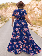 Load image into Gallery viewer, Plus Size V-Neck Maxi Dress