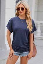 Load image into Gallery viewer, Round Neck Flutter Sleeve T-Shirt