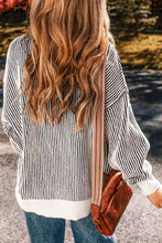 Load image into Gallery viewer, Round Neck Dropped Shoulder Sweater