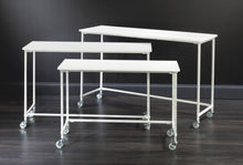 Load image into Gallery viewer, Nesting Display Tables (Set of 3): White