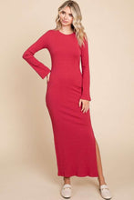 Load image into Gallery viewer, Culture Code Full Size Round Neck Bodycon Bell Maxi Dress