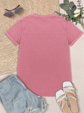 Load image into Gallery viewer, Round Neck Short Sleeve T-Shirt