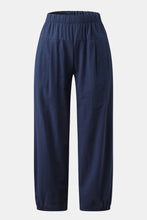 Load image into Gallery viewer, Full Size Elastic Waist Cropped Pants